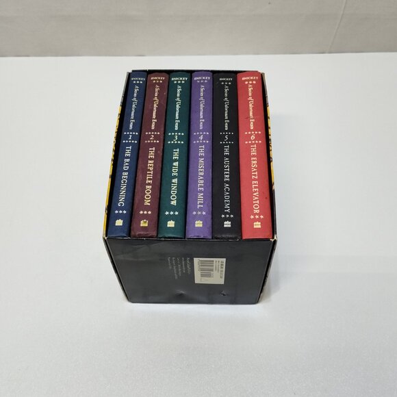 Loathsome Library A Series Of Unfortunate Events Box Set Vol 1-6 Lemony Snicket - Picture 3 of 8
